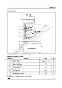 M74HC153RM13TR Datasheet Page 3