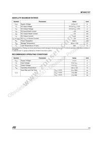 M74HC157B1R Datasheet Page 3