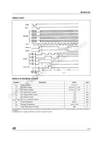 M74HC163B1R Datasheet Page 3