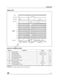 M74HC165RM13TR Datasheet Page 3