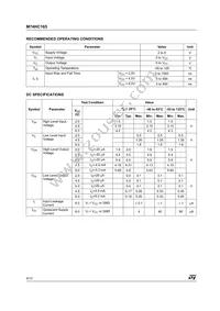 M74HC165RM13TR Datasheet Page 4