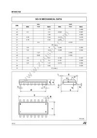 M74HC165RM13TR Datasheet Page 10