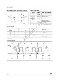 M74HC174RM13TR Datasheet Page 2