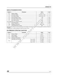 M74HC175B1R Datasheet Page 3