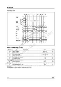 M74HC190RM13TR Datasheet Page 4