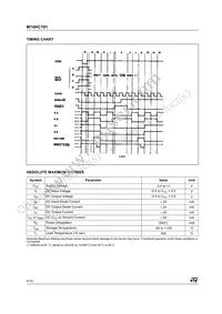 M74HC191B1R Datasheet Page 4