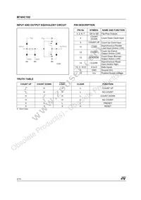 M74HC192RM13TR Datasheet Page 2
