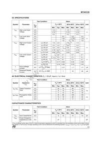 M74HC20B1R Datasheet Page 3