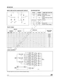 M74HC238B1R Datasheet Page 2