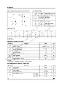 M74HC241B1R Datasheet Page 2