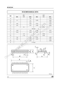 M74HC244B1R Datasheet Page 8