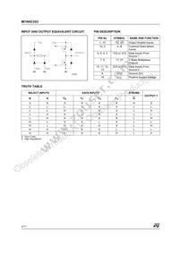 M74HC253RM13TR Datasheet Page 2