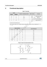 M74HC259RM13TR Datasheet Page 6