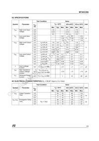 M74HC266B1R Datasheet Page 3