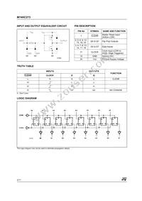 M74HC273TTR Datasheet Page 2