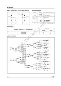 M74HC280B1R Datasheet Page 2