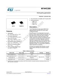 M74HC280RM13TR Datasheet Cover