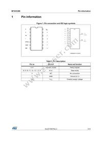 M74HC280RM13TR Datasheet Page 3