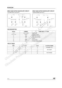 M74HC294RM13TR Datasheet Page 2