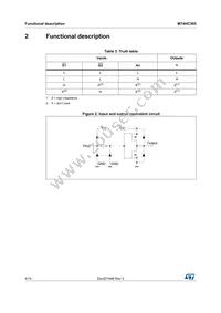 M74HC365TTR Datasheet Page 4