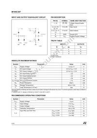 M74HC367RM13TR Datasheet Page 2