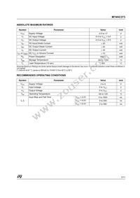 M74HC373TTR Datasheet Page 3