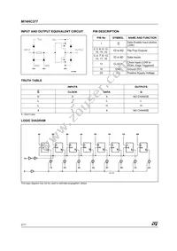 M74HC377B1R Datasheet Page 2