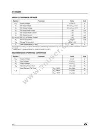 M74HC393RM13TR Datasheet Page 4
