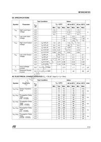 M74HC40103RM13TR Datasheet Page 5