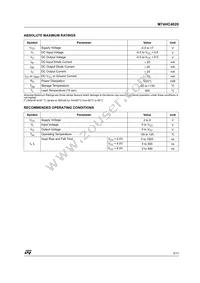M74HC4020RM13TR Datasheet Page 3