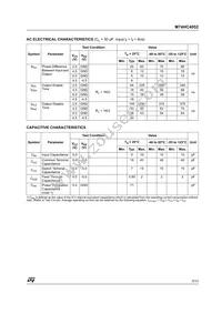 M74HC4052TTR Datasheet Page 5