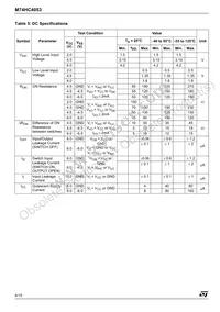 M74HC4053RM13TR Datasheet Page 4