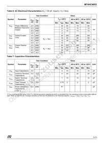 M74HC4053RM13TR Datasheet Page 5