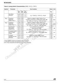 M74HC4053RM13TR Datasheet Page 6