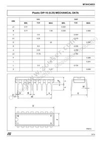 M74HC4053RM13TR Datasheet Page 9
