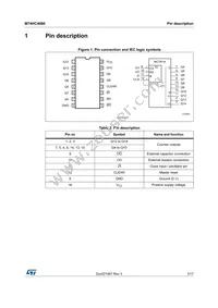 M74HC4060TTR Datasheet Page 3