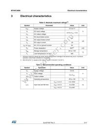 M74HC4060TTR Datasheet Page 5