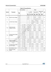 M74HC4060TTR Datasheet Page 6
