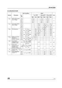 M74HC4066TTR Datasheet Page 3