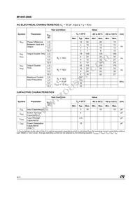 M74HC4066TTR Datasheet Page 4