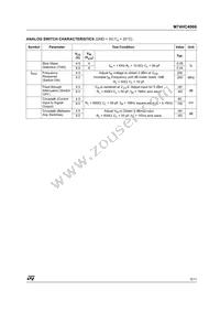 M74HC4066TTR Datasheet Page 5