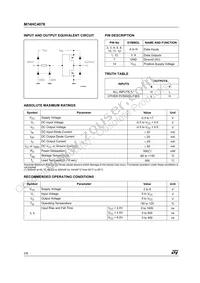 M74HC4078RM13TR Datasheet Page 2
