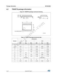 M74HC4094B1R Datasheet Page 14
