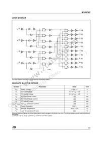 M74HC42TTR Datasheet Page 3