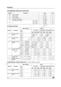 M74HC42TTR Datasheet Page 4