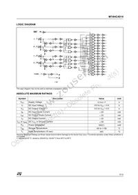 M74HC4514RM13TR Datasheet Page 3