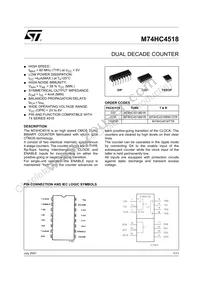 M74HC4518RM13TR Datasheet Cover