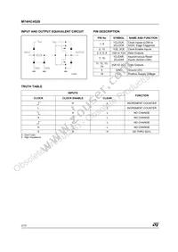 M74HC4520RM13TR Datasheet Page 2