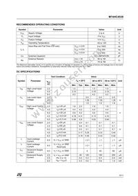 M74HC4538TTR Datasheet Page 5