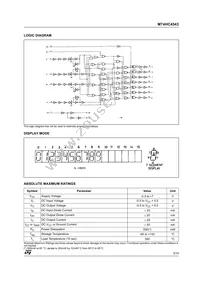 M74HC4543RM13TR Datasheet Page 3